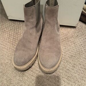 Dolce Vita Beige Ankle Booties